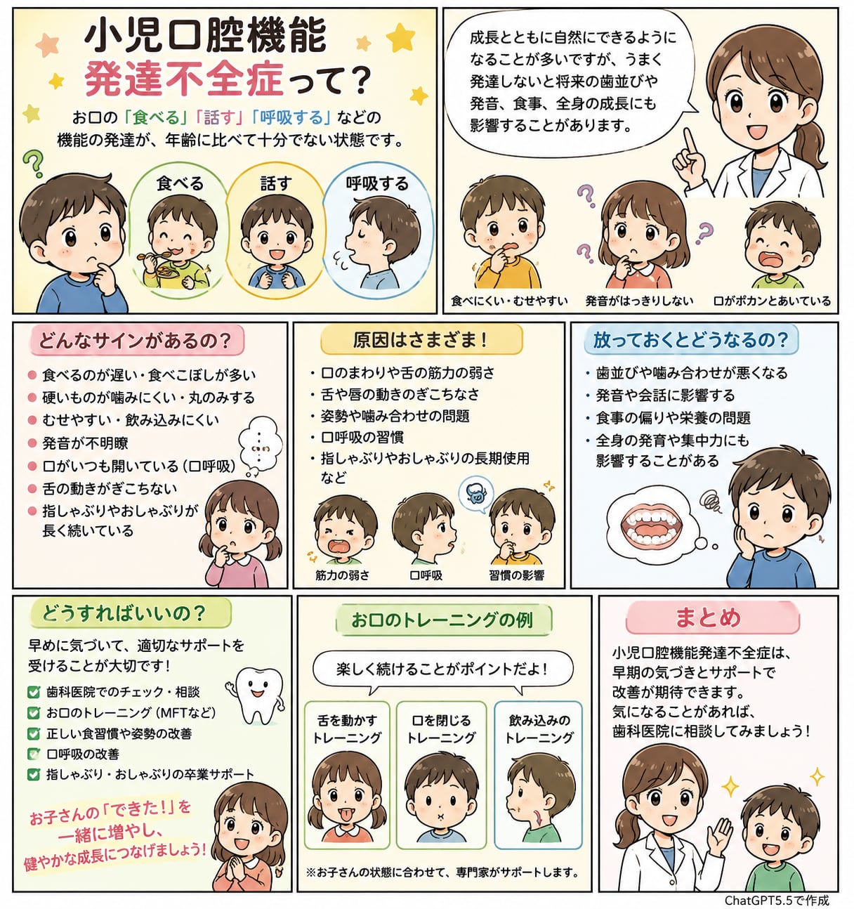 口腔機能低下症、小児口腔機能発達不全症｜資料5（旧サイト掲載資料）