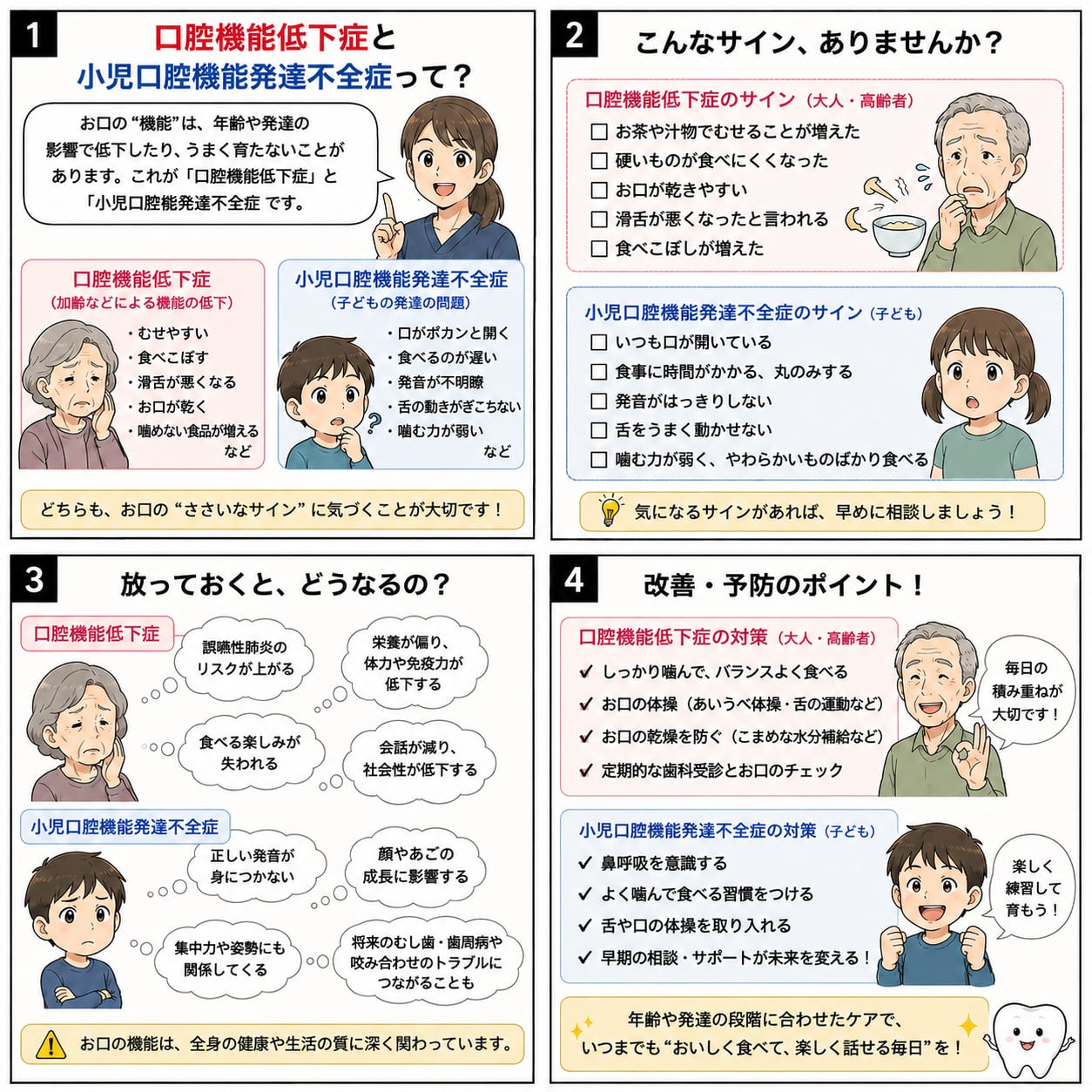 口腔機能低下症、小児口腔機能発達不全症｜資料1（旧サイト掲載資料）