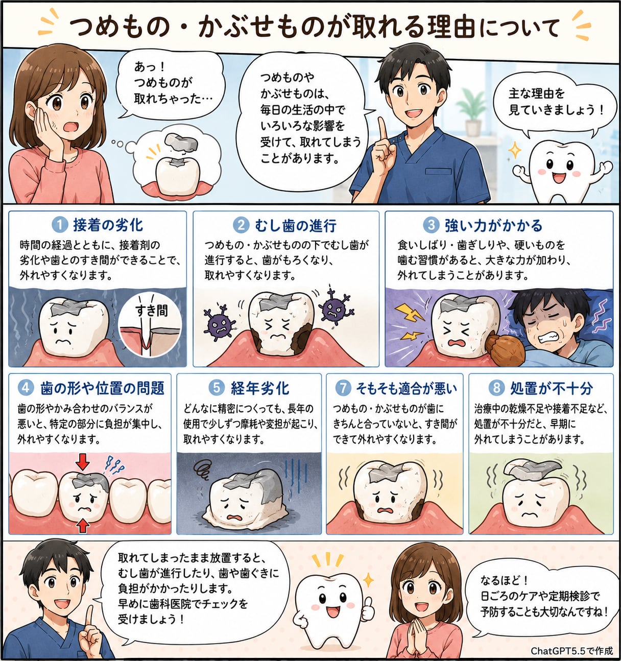 つめもの・かぶせものが取れた｜資料26（旧サイト掲載資料）