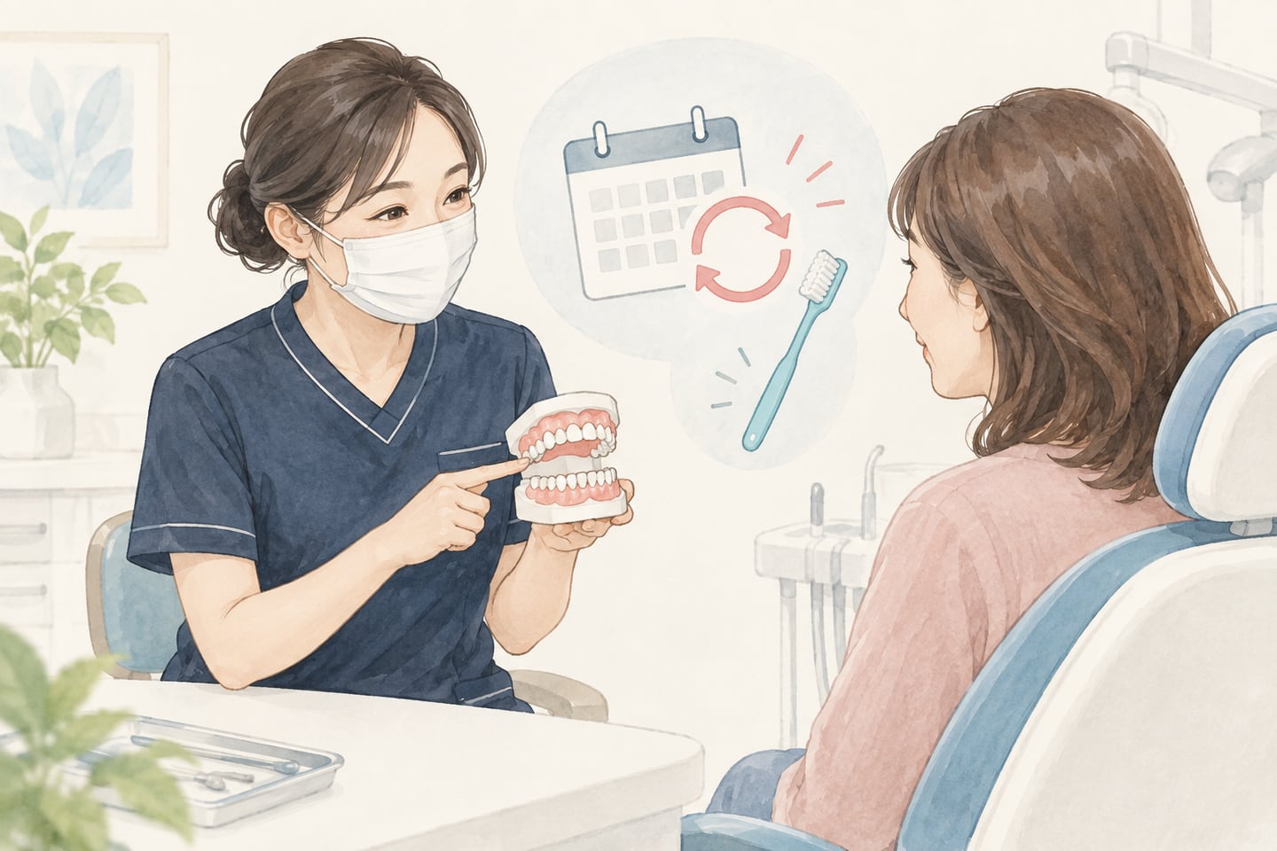 定期的な診察とケアの相談